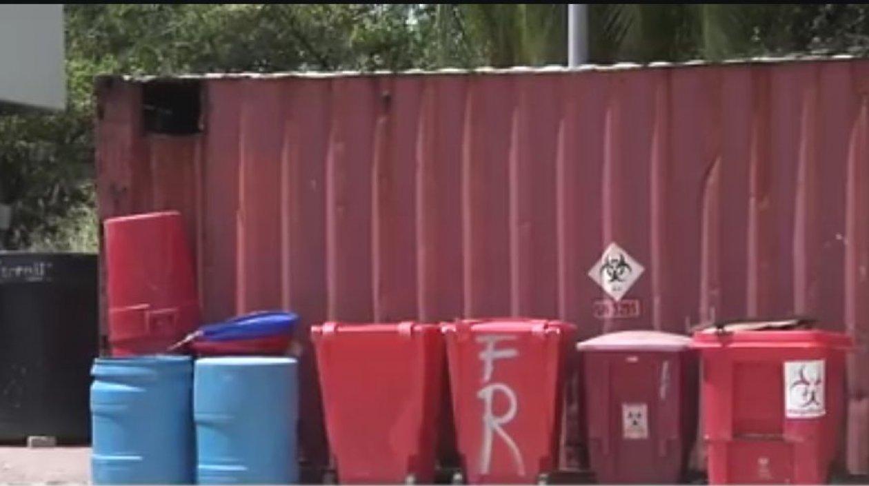 Residuos del Hospital Clarence Lynd Newball Memorial de San Andrés.