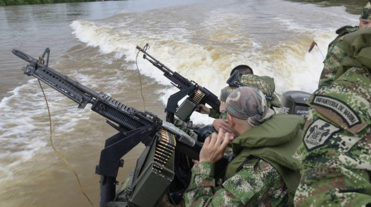 Un suboficial herido está siendo atendido en San José del Guaviare.