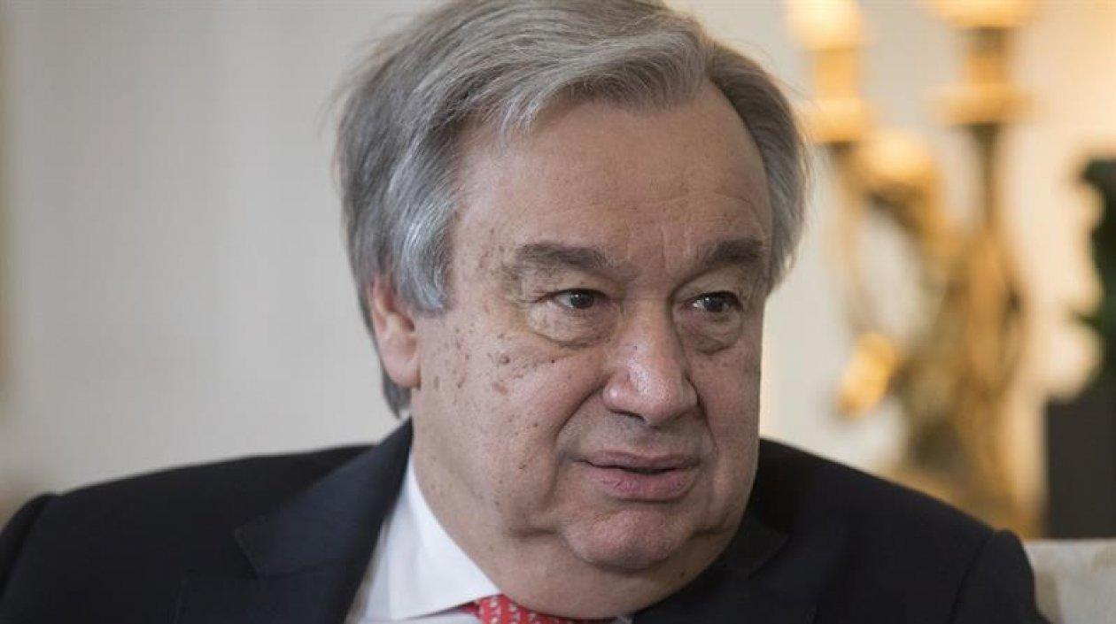 El secretario general de la ONU, António Guterres.