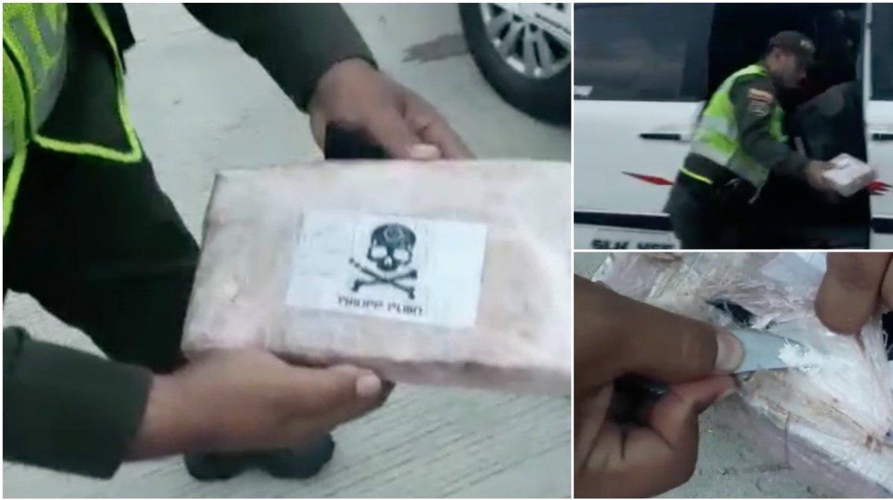 La llevaban en escondida en los asientos. 