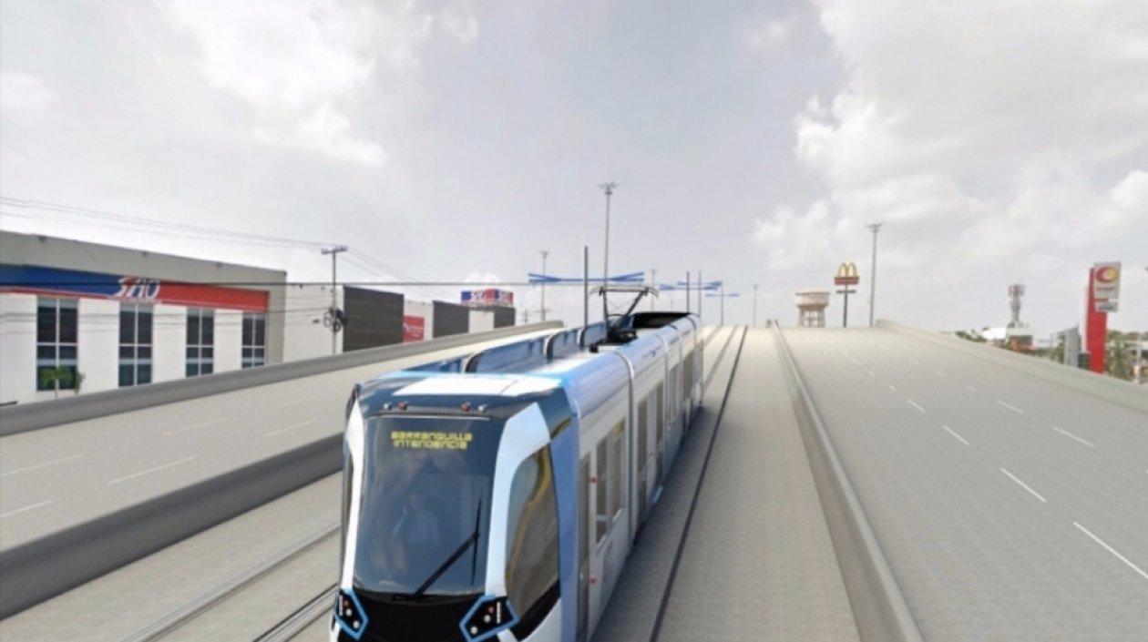 El Metro ligero podrá llegar al Aeropuerto Ernesto Cortissoz.