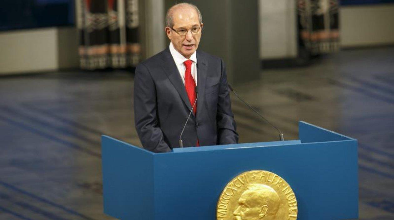 El director general de la Organización para la Prohibición de las Armas Químicas (OPAQ), el diplomático turco Ahmet Uzümku.