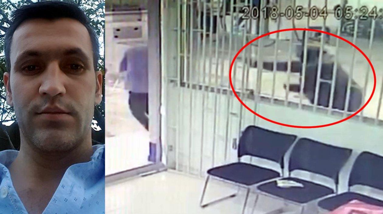 Momento en el que asesinan a Ramón Albeiro Ramírez.