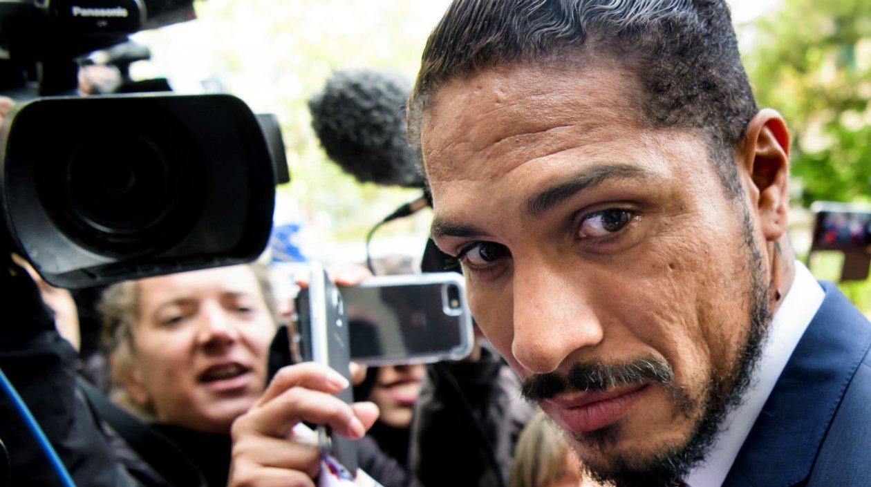 Paolo Guerrero, delantero de Perú. 