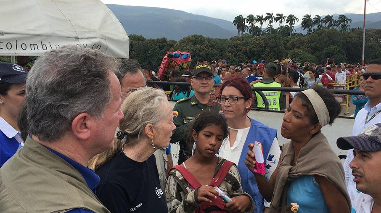 El PMA busca llevar apoyo a 350.000 venezolanos de los cerca 660.000 que ingresaron a Colombia.