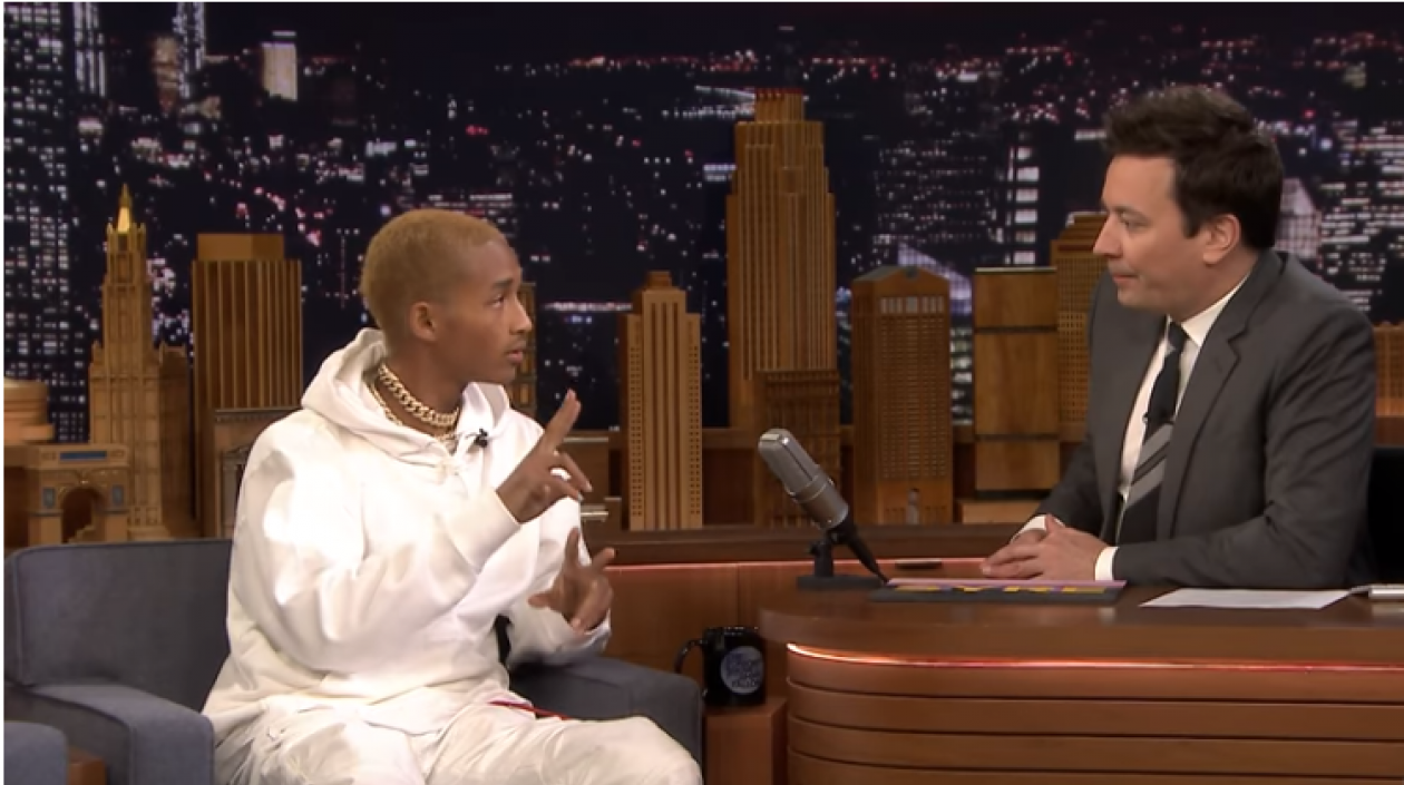 Jaden Smith y Jimmy Fallon.
