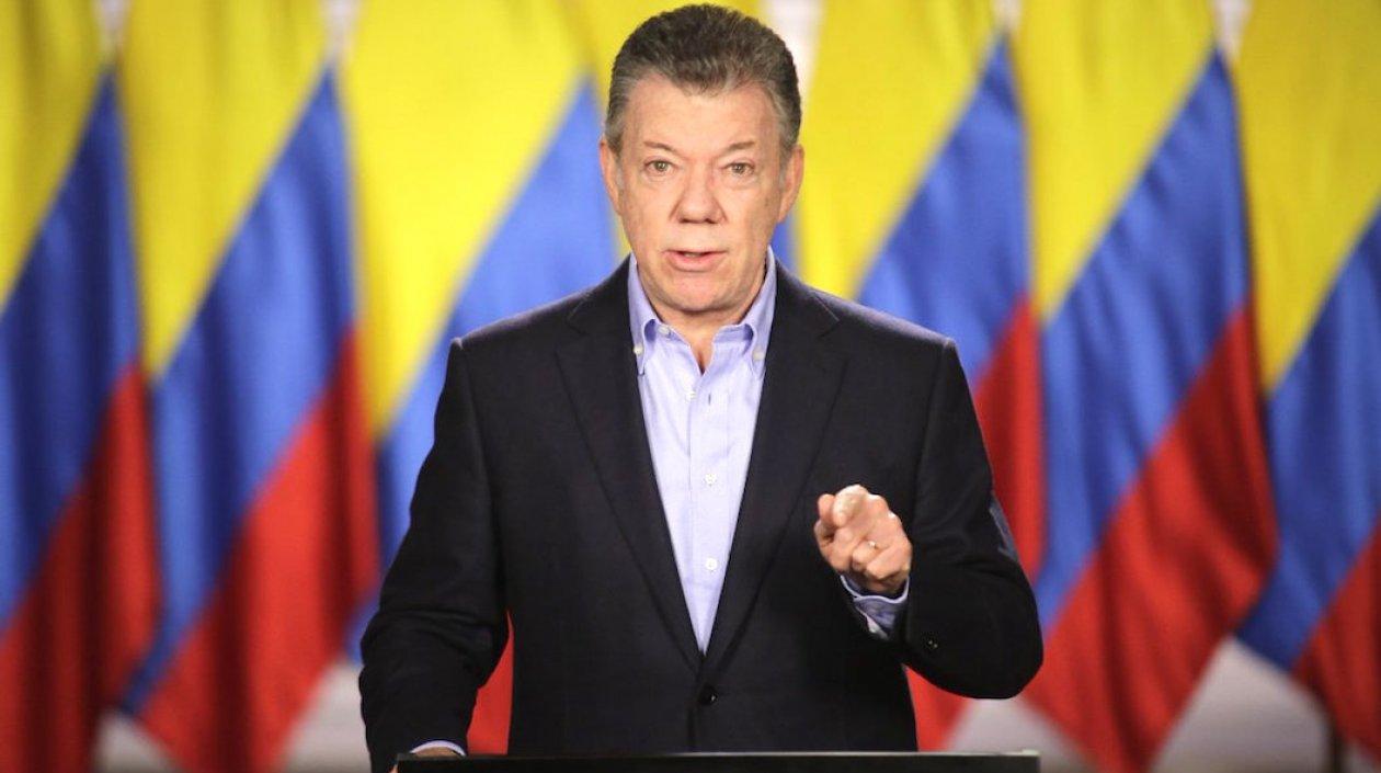 Juan Manuel Santos, Presidente de la República.