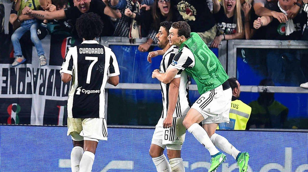 Khedira celebra su gol. 