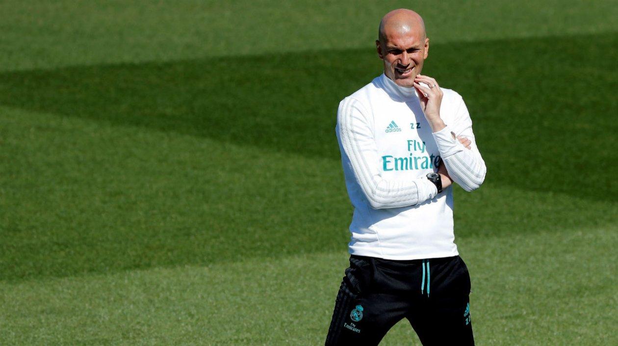 Zinedine Zidane, técnico del Real Madrid. 