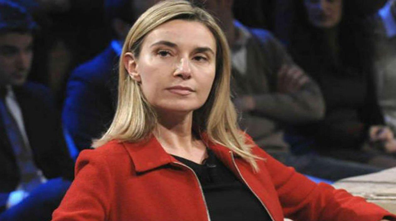 Federica Mogherini, Alta representante para la política exterior europea.