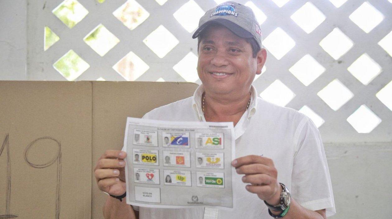 Antonio Quinto Guerra, según el preconteo es el nuevo alcalde de Cartagena. Ganó las elecciones atípicas.