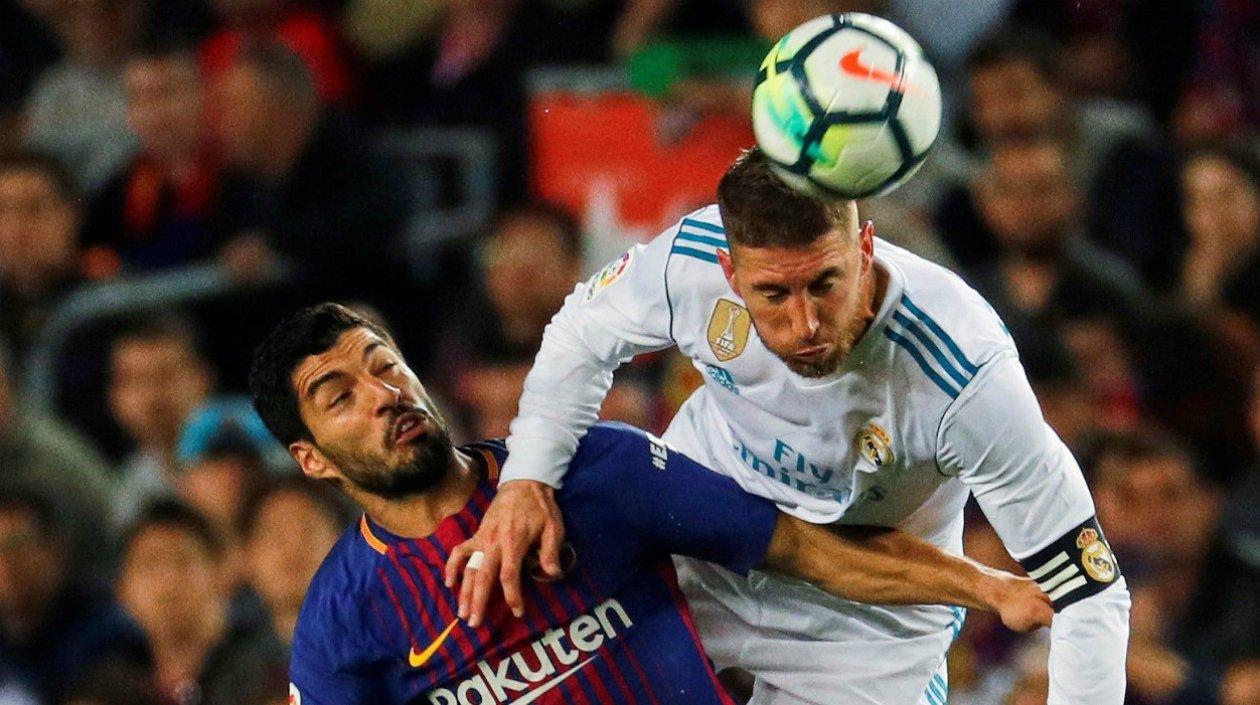 Luis Suárez y Sergio Ramos. 