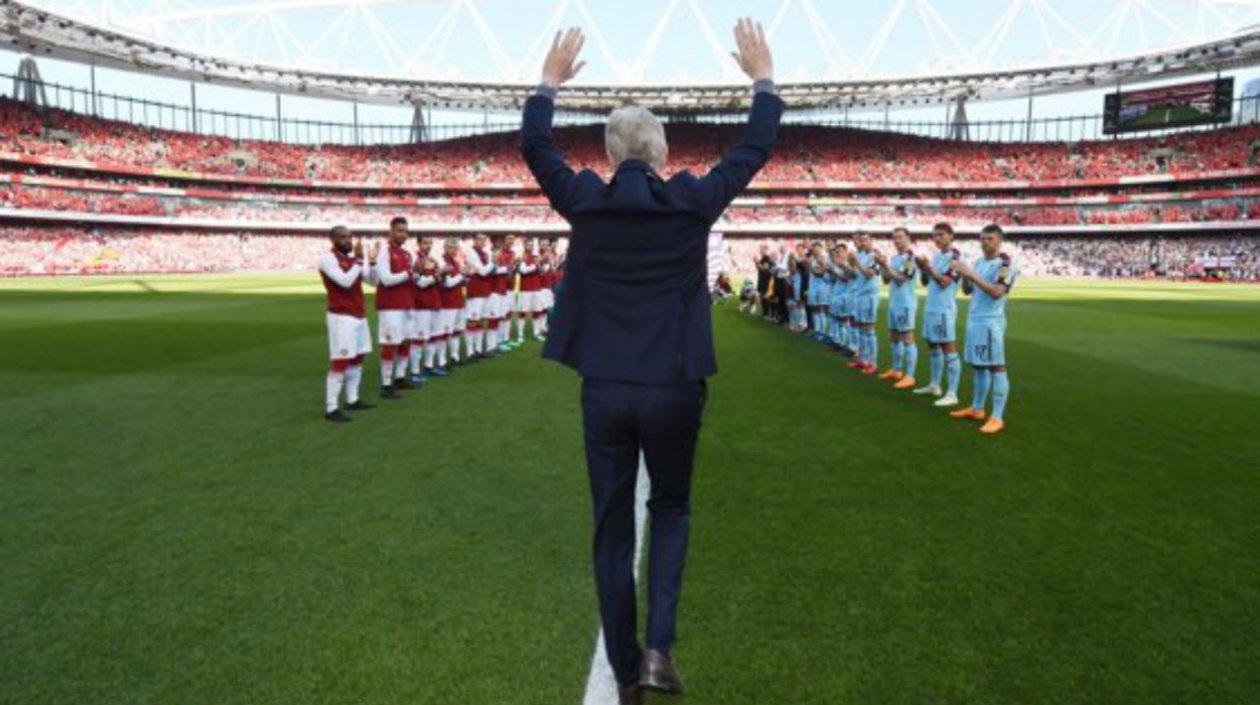 Arsene Wenger se despidió así de los hinchas del Arsenal. 