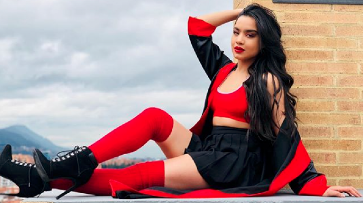 La cantante y presentadora Salomé Camargo.