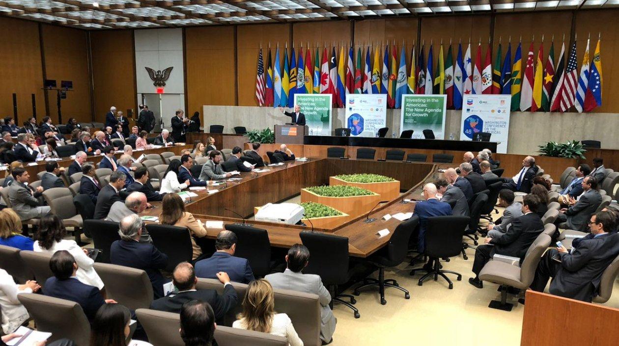 Durante la jornada el tema fue la crisis humanitaria en Venezuela.