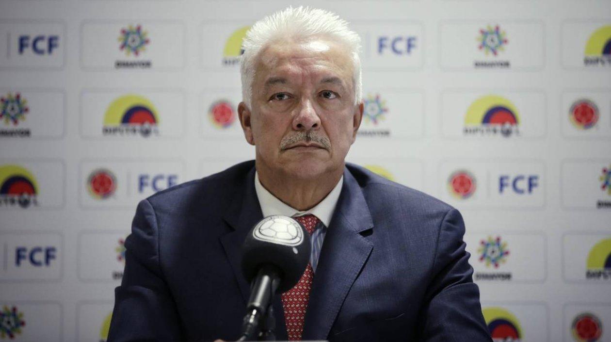 Jorge Perdomo, presidente de la Dimayor. 