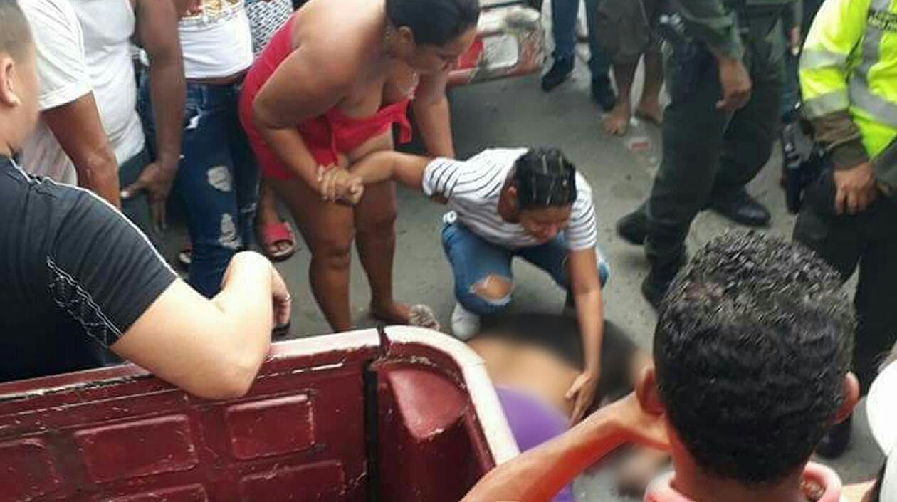 Mujer que falleció en la calle 30.