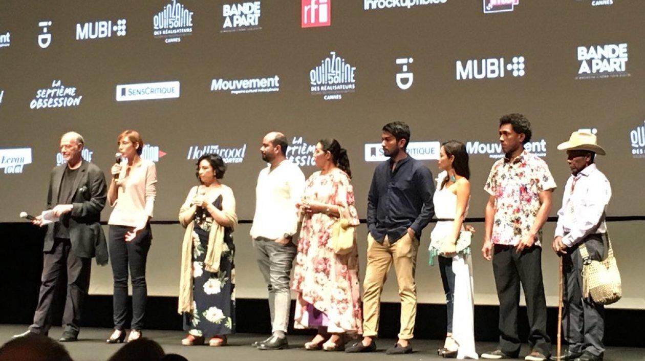 Presentación de la cinta 'Pájaros de verano' en Cannes.