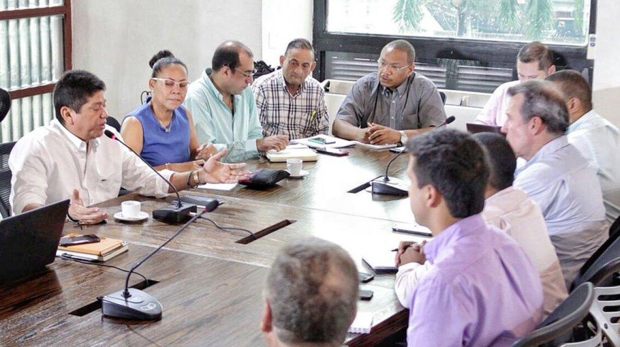 El nuevo alcalde de Cartagena, Antonio Quinto Guerra, inició el proceso de empalme.