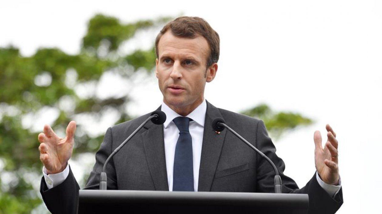 El presidente francés Emmanuel Macron.