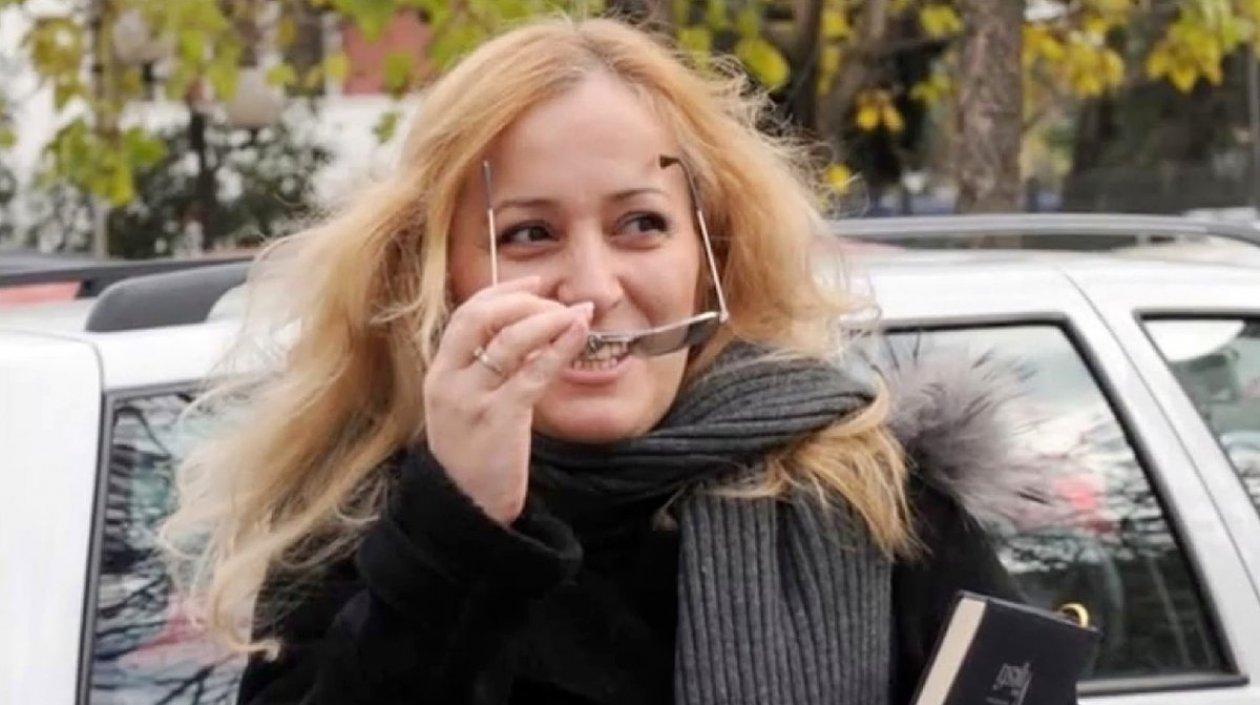 La periodista montenegrina Olivera Lakic.