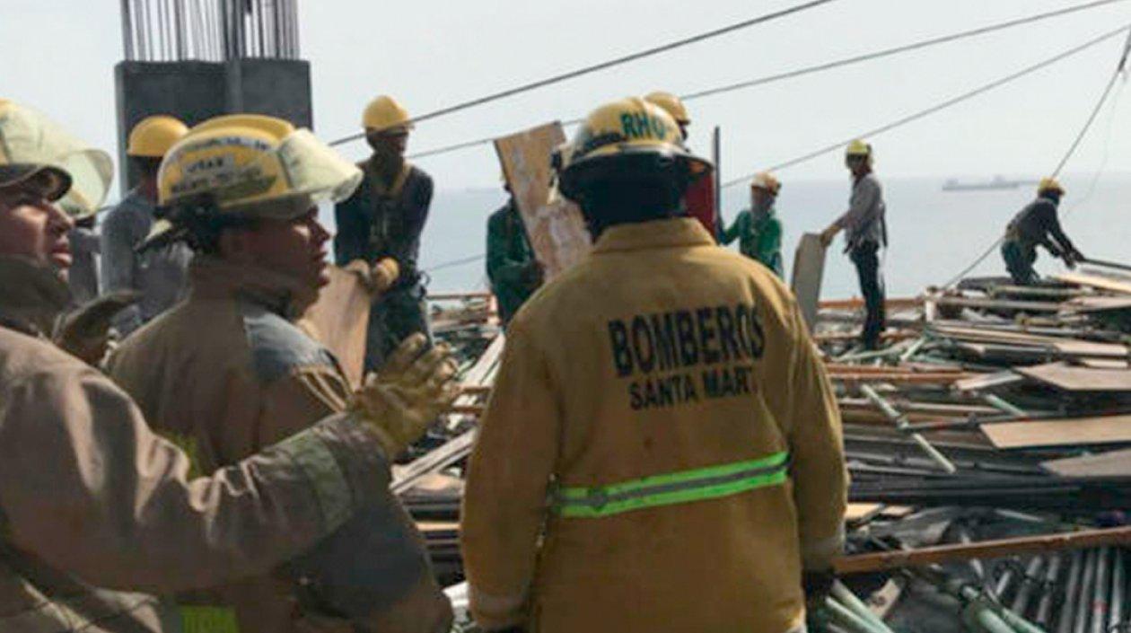 Emergencia hotel hilton Santa Marta