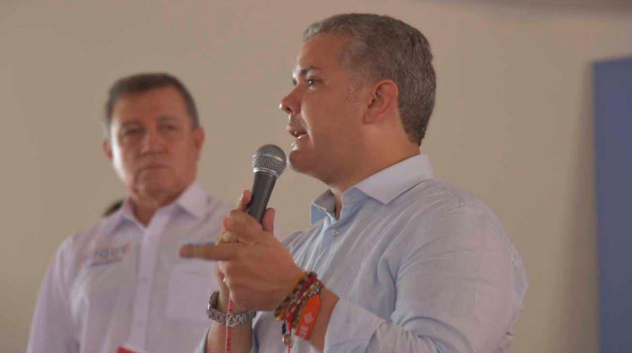 Iván Duque, candidato presidencial.