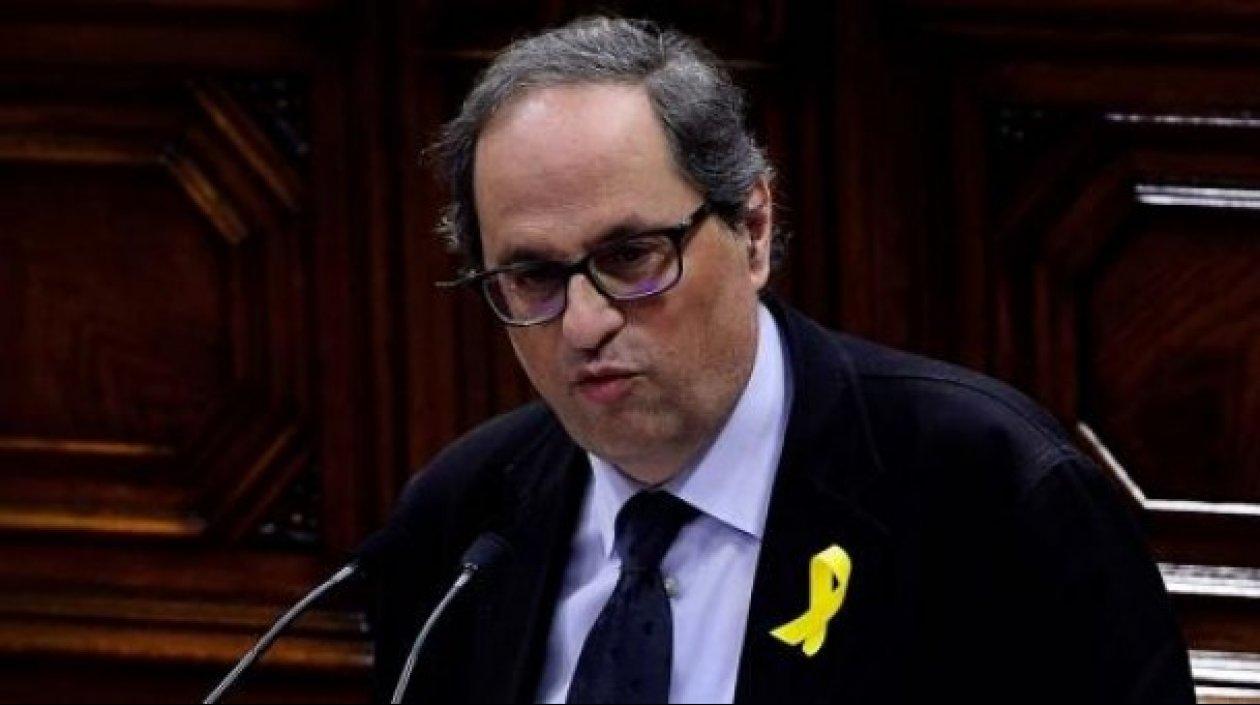 Quim Torra, candidato designado por Puigdemont.