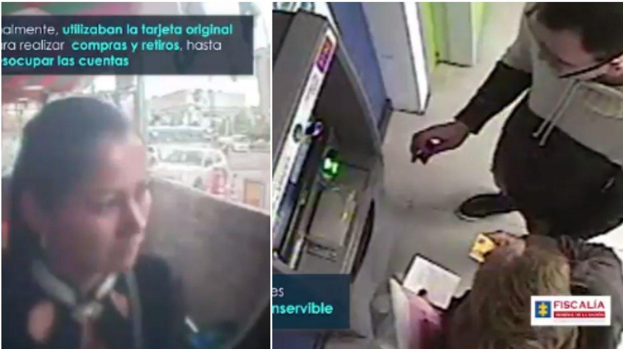 Captura de video de los implicados, en pruebas reveladas por la Fiscalía.