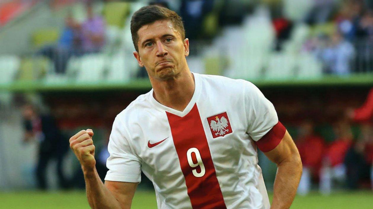 Robert Lewandowski, delantero y capitán de Polonia. 