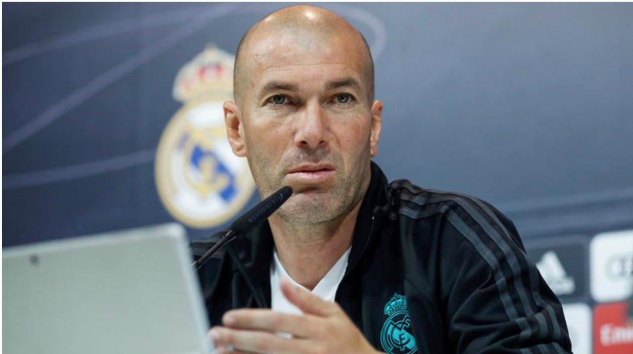 Zinedine Zidane, técnico del Real Madrid.