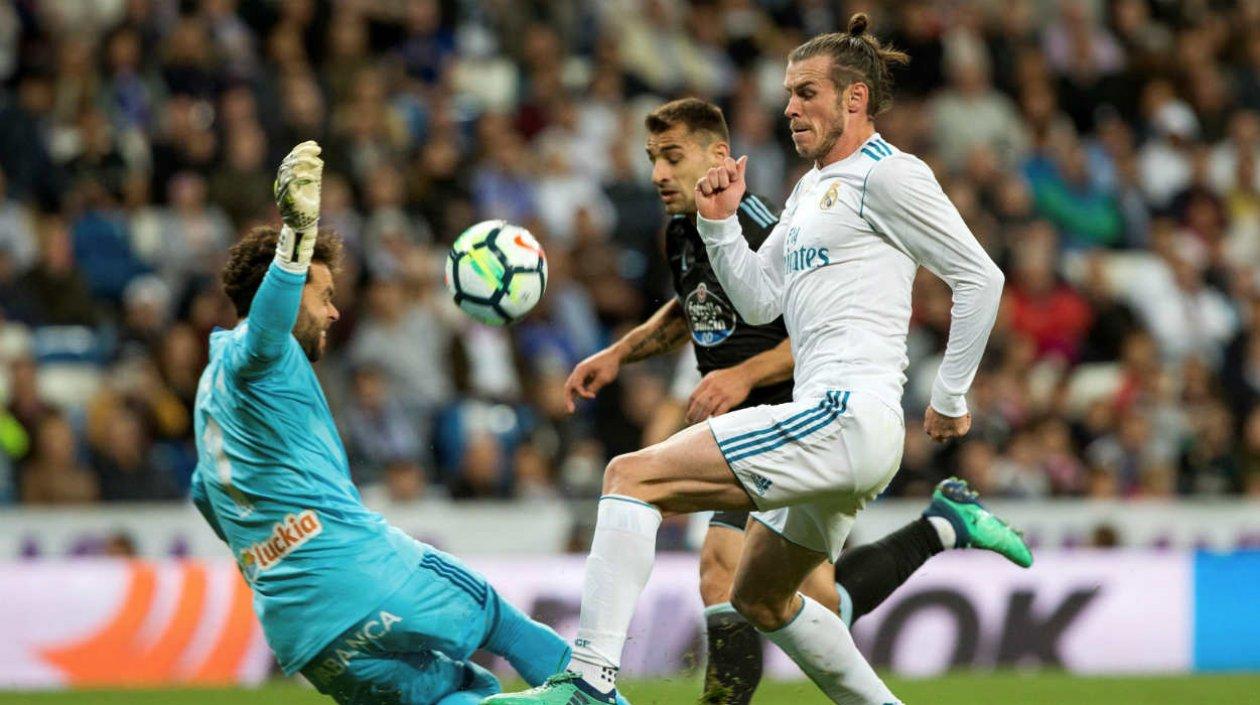 Gareth Bale marcó un doblete ante el Celta. 