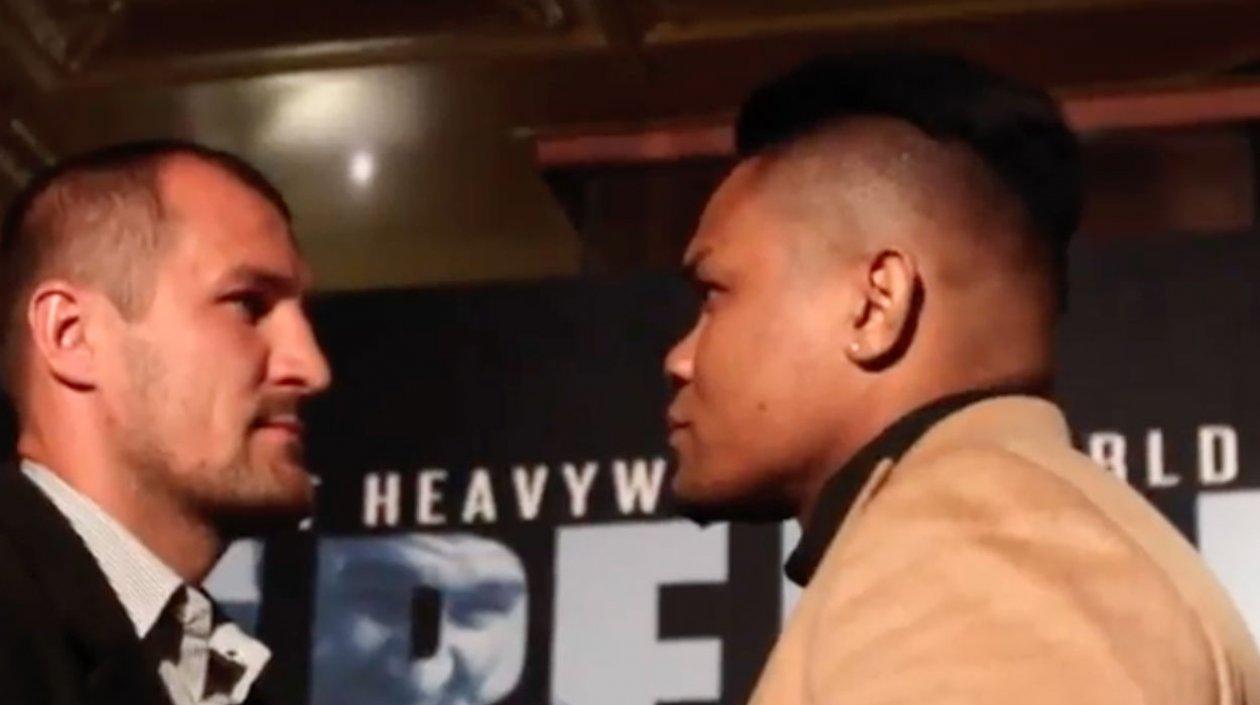 Sergey Kovalev y Eleider Álvarez.