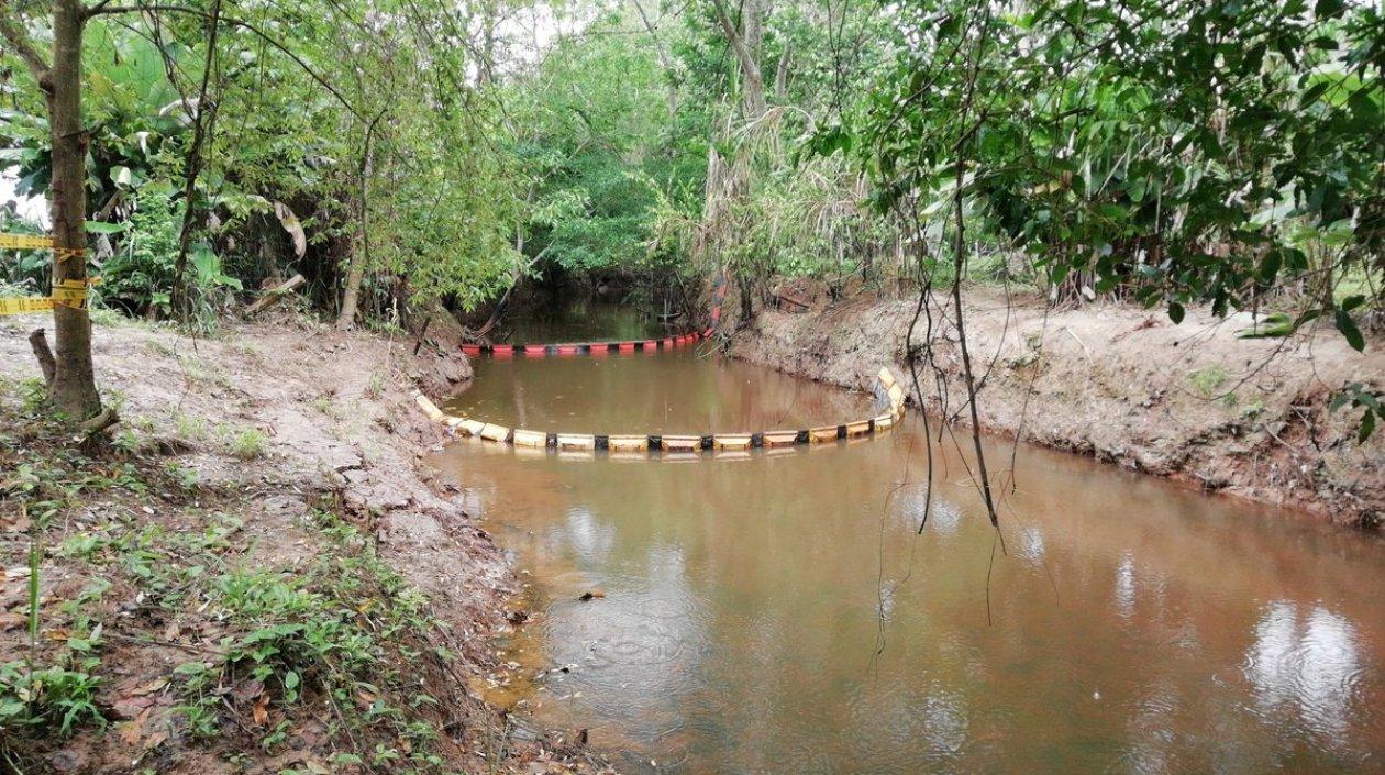 Ecopetrol anunció que las quebradas La Lizama y Caño Muerto están libres de crudo