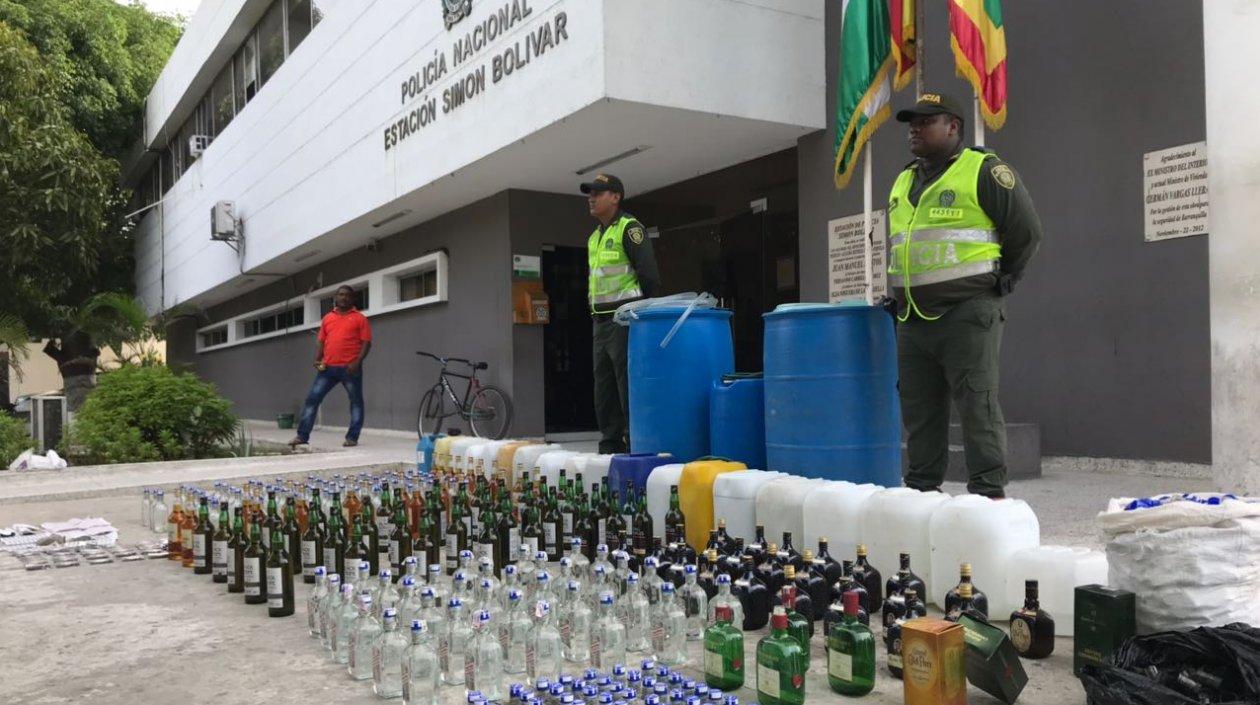 Este fue el decomiso de las autoridades en el barrio Las Nieves