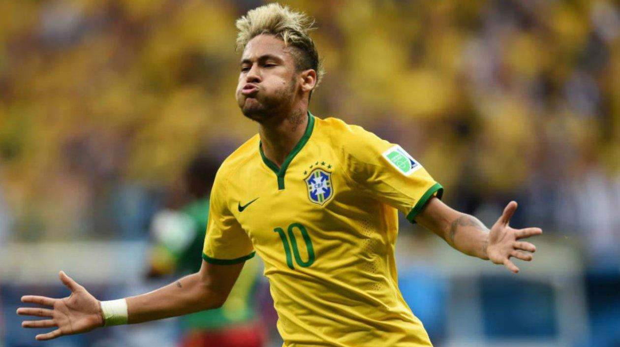 Neymar, delantero brasileño. 