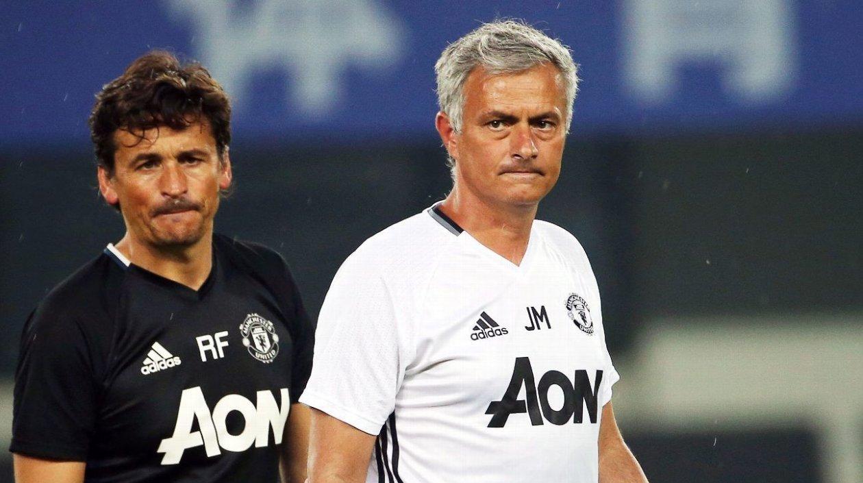 Rui Faria y José Mourinho. 
