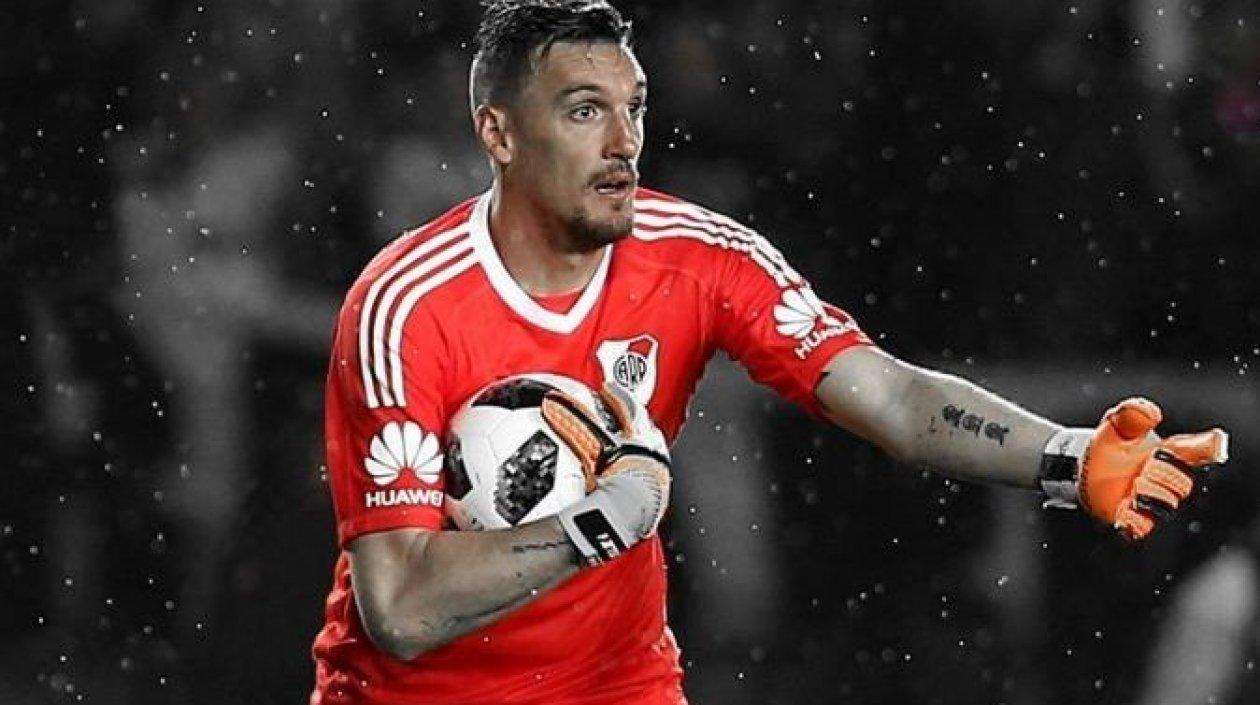 Franco Armani, guardameta del River Plate.