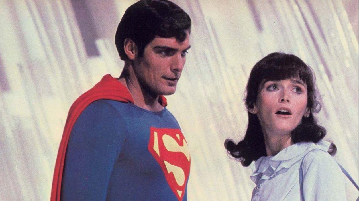 Christopher Reeve y Margot Kidder en 'Superman'.