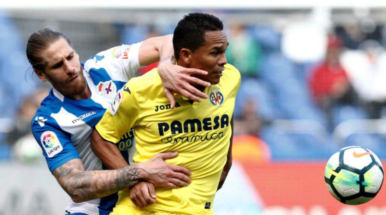 Carlos Bacca, delantero del Villarreal. 