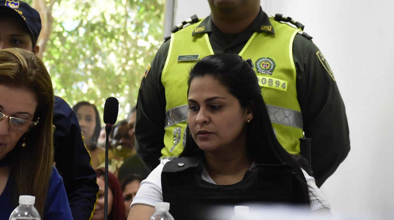 Dayana Jassir, investigada por el homicidio de su esposo Eduardo Pinto.