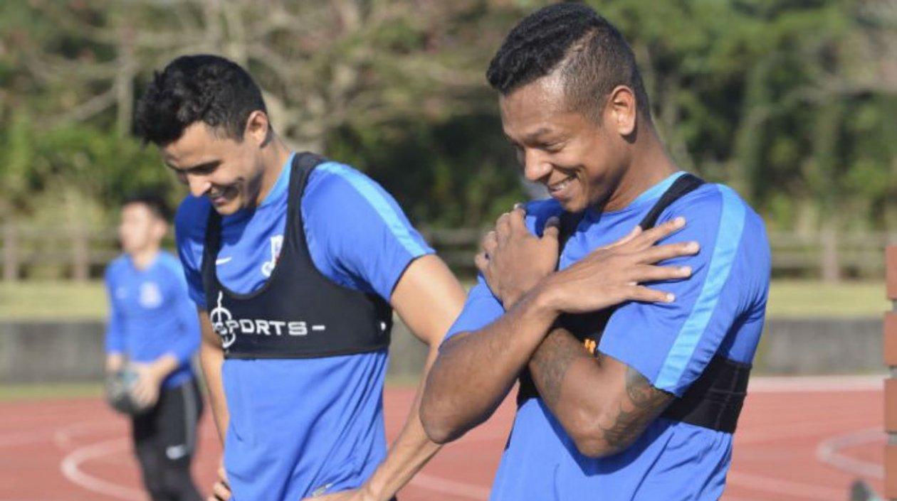 Freddy Guarín y Giovanni Moreno. 