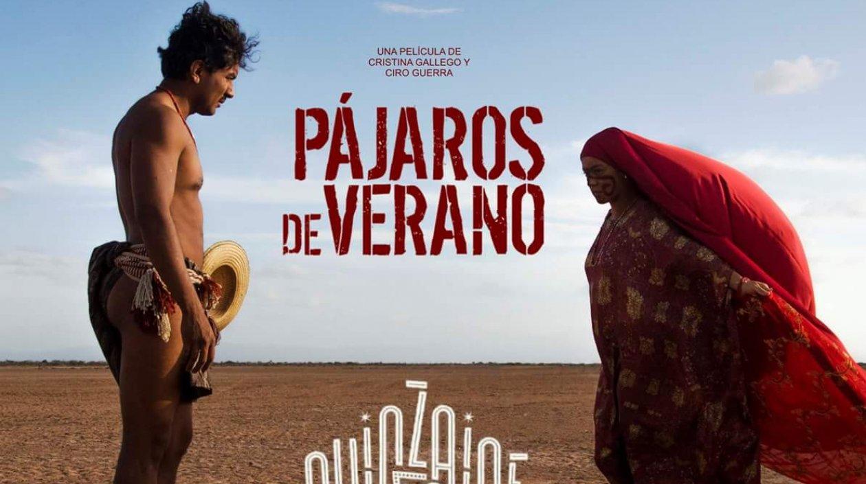 Afiche de la cinta 'Pájaros de verano'.