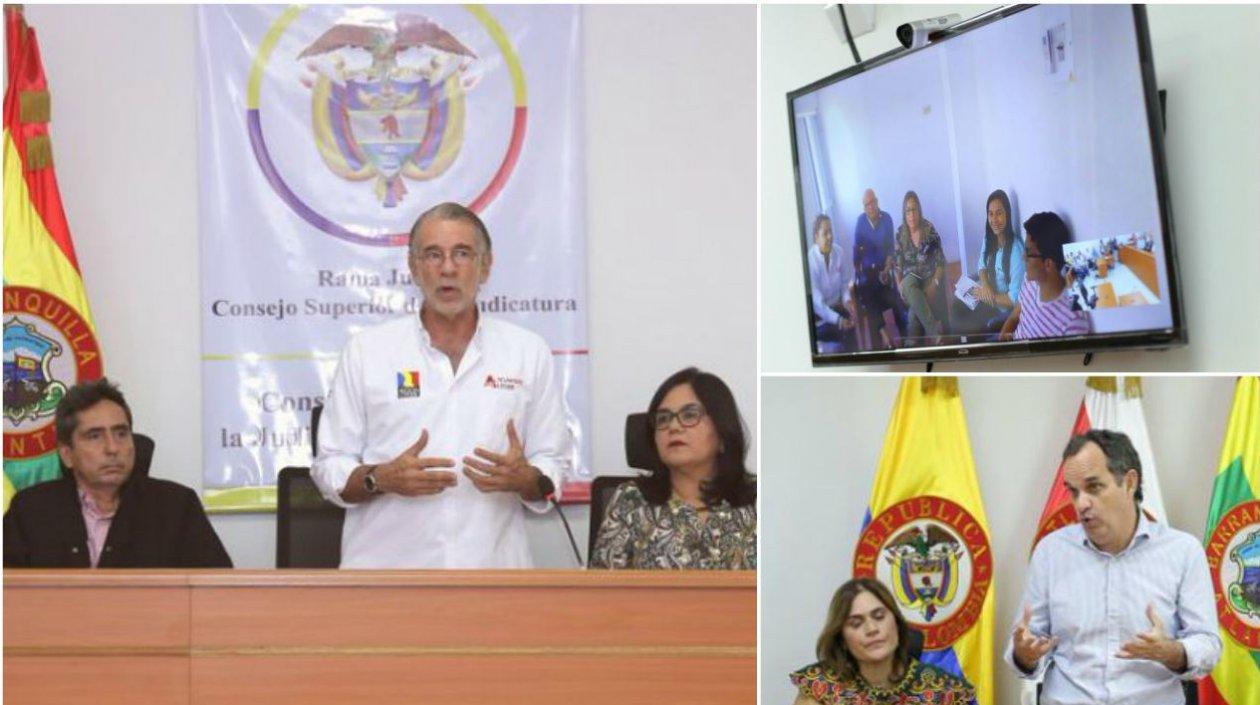 Gobernación puso hoy en funcionamiento las Salas de Audiencia Virtual para aumentar cumplimiento de las audiencias.