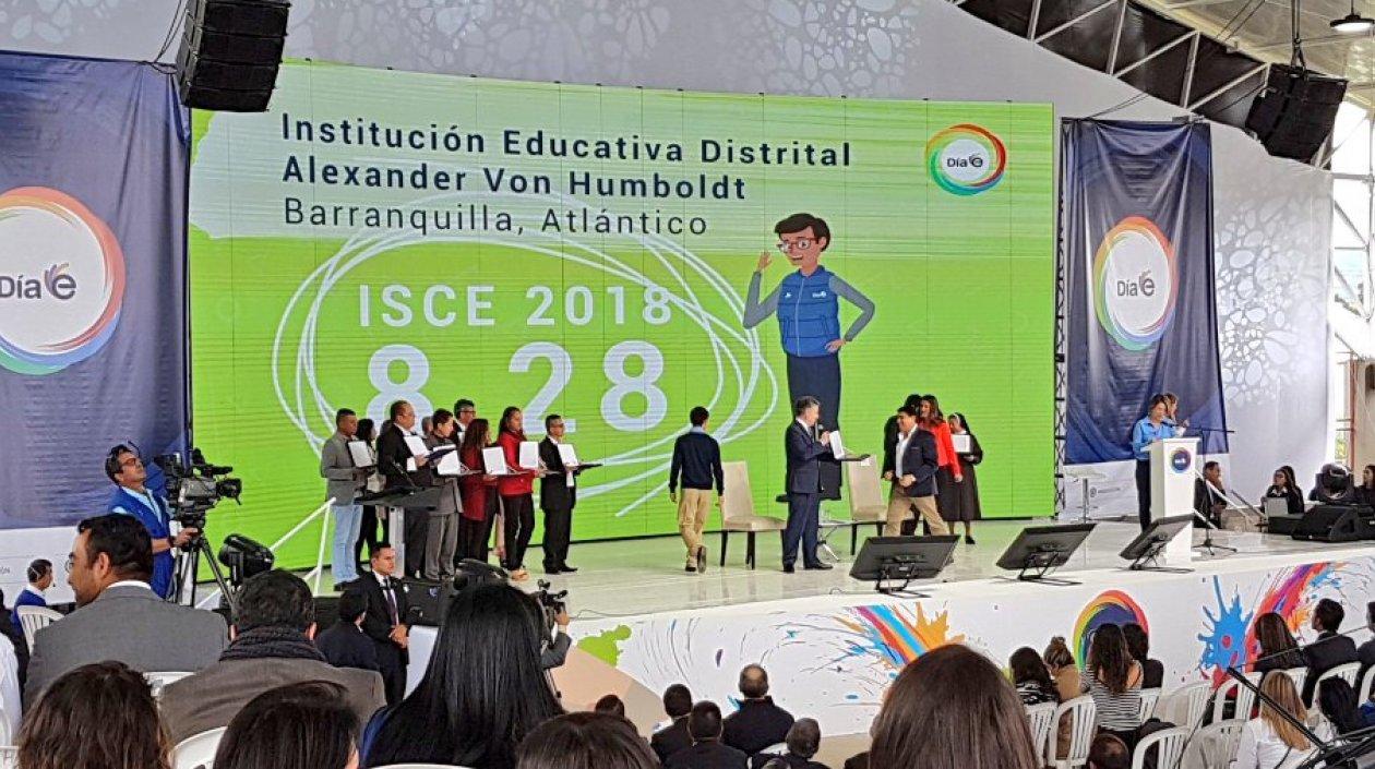 La Humbodt, como es llamado Institución Educativa Distrital Alexander Von Humboldt, obtuvo el primer lugar en media.