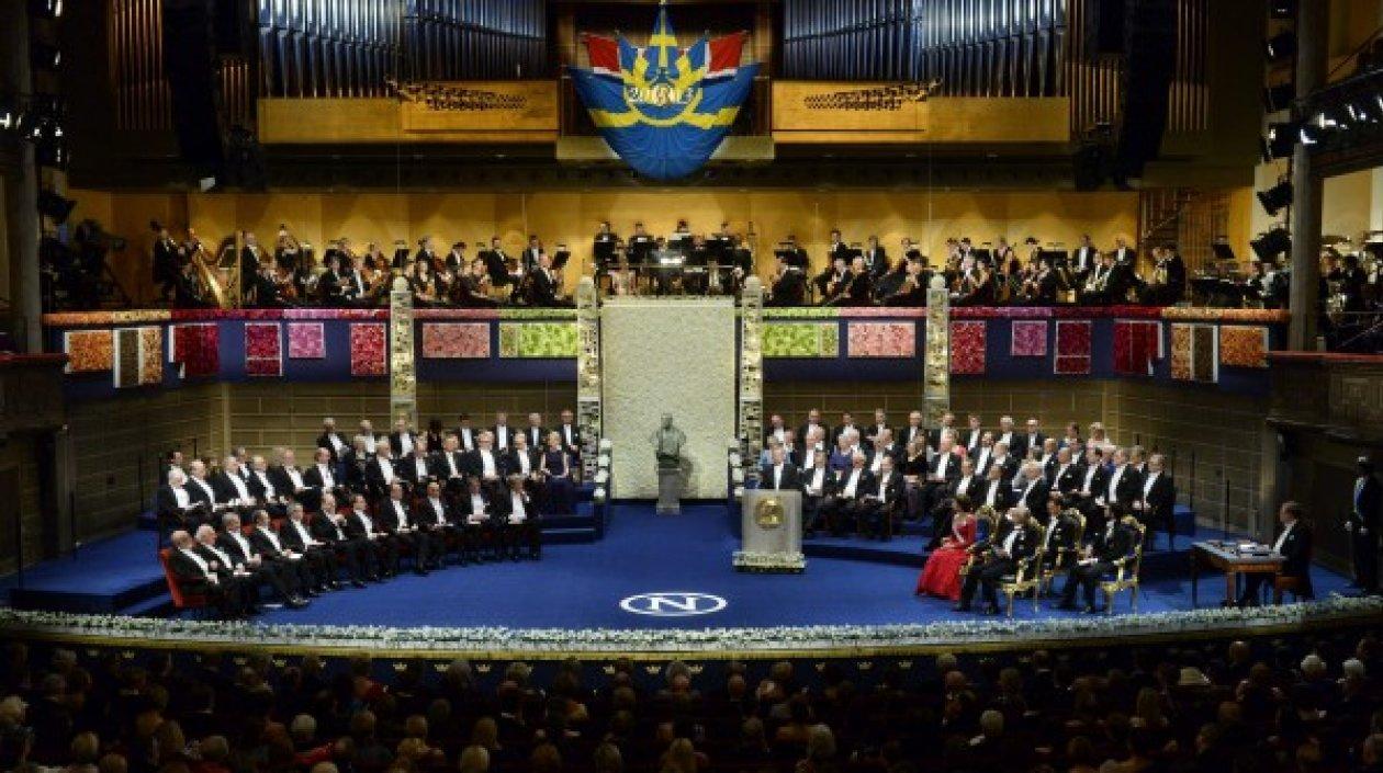 La sala real de la Academia Sueca.