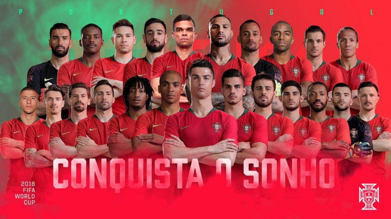 Los convocados de Portugal.