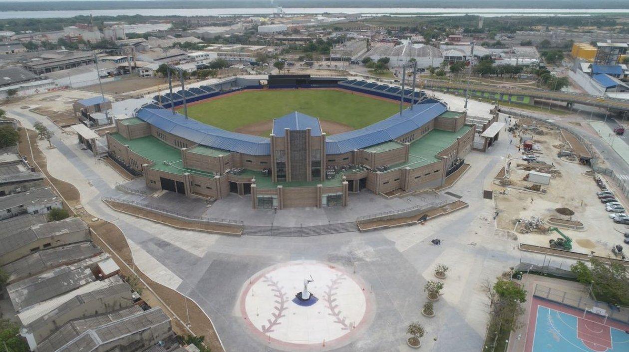El Estadio Édgar Rentería ya está listo para su inauguración. 