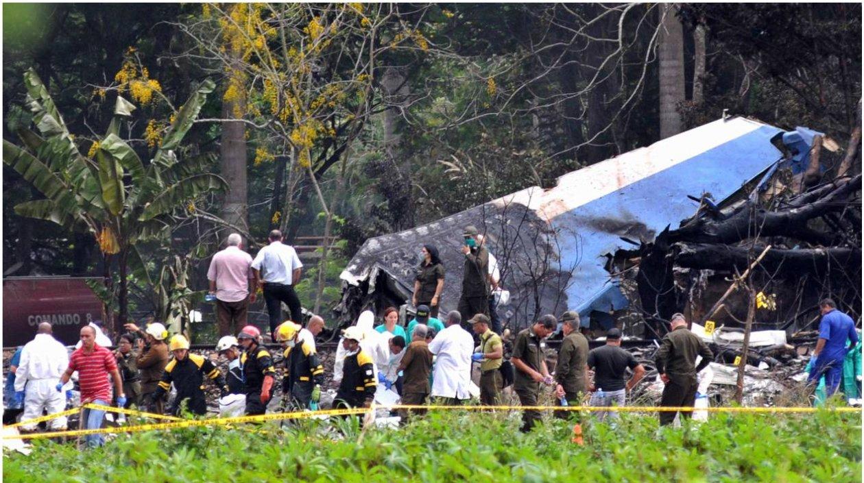 El avión se estrelló poco después de despegar del aeropuerto José Martí de La Habana (Cuba).