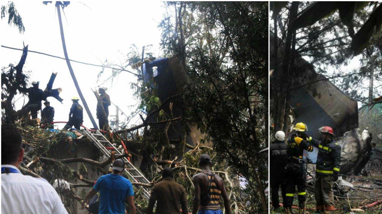 Así quedó la aeronave.